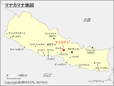 マナカマナ地図