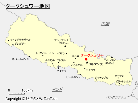 タークシュワー地図