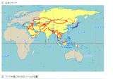 アジアとネパール地図