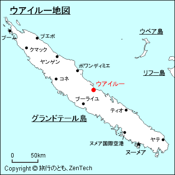 ウアイルー地図