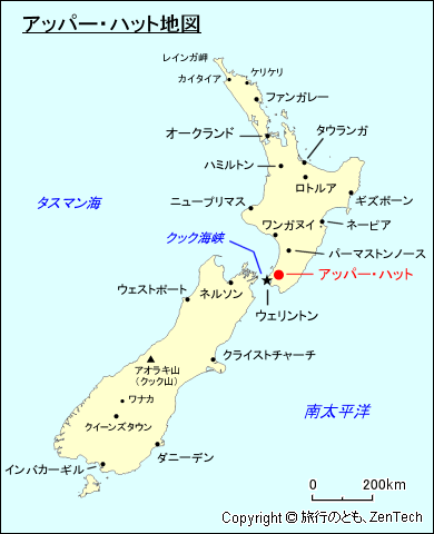 アッパー・ハット地図