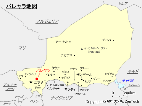 バレヤラ地図