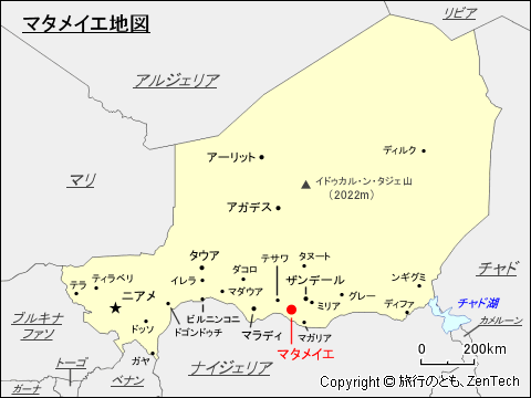 マタメイエ地図