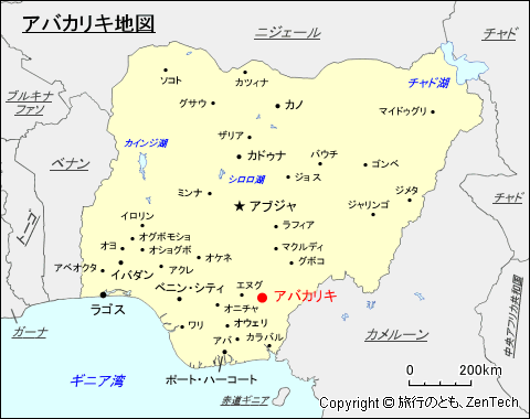 アバカリキ地図