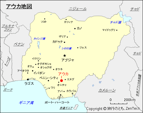 アウカ地図