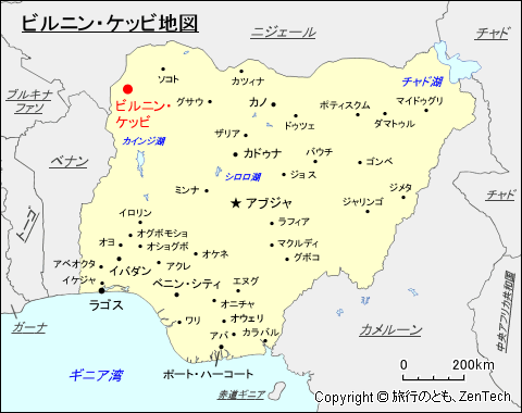 ビルニン・ケッビ地図