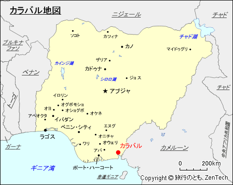 カラバル地図