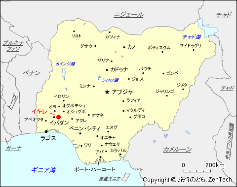 イキレ地図