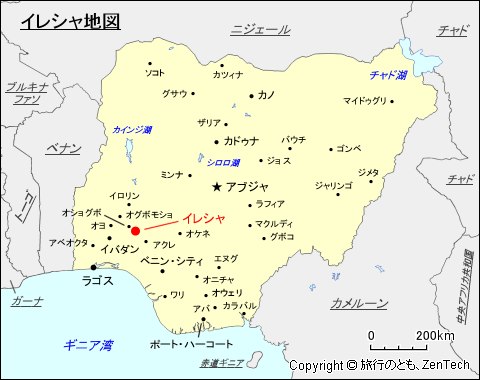 イレシャ地図