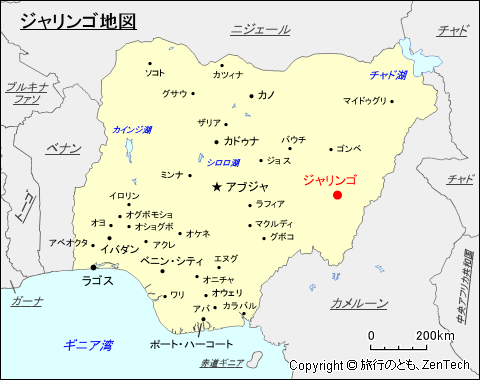 ジャリンゴ地図