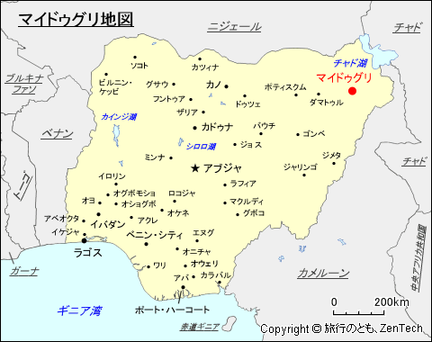 マイドゥグリ地図