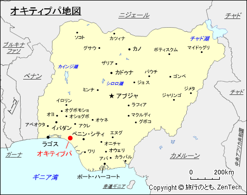 オキティプパ地図