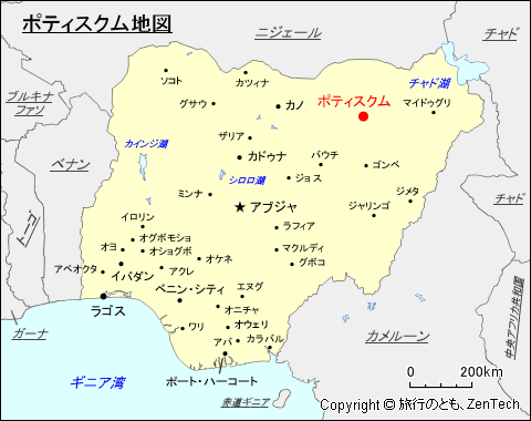 ポティスクム地図