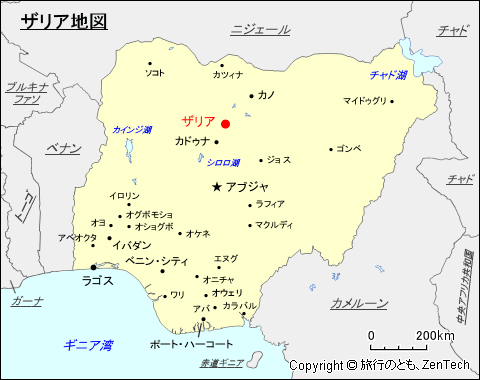 ザリア地図