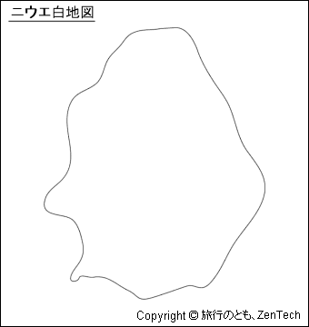 ニウエ白地図