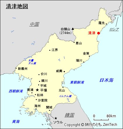 清津地図