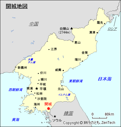 開城地図