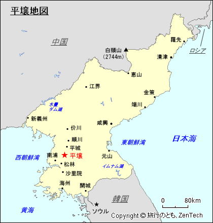 平壌地図