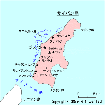 サイパン の 位置