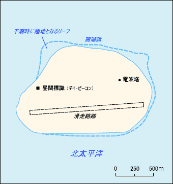 ベーカー島地図