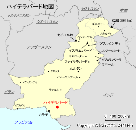 ハイデラバード地図