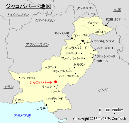 ジャコババード地図