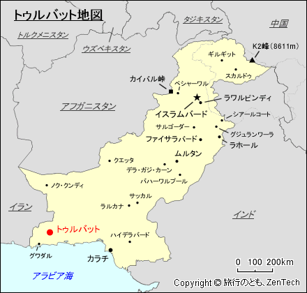 トゥルバット地図