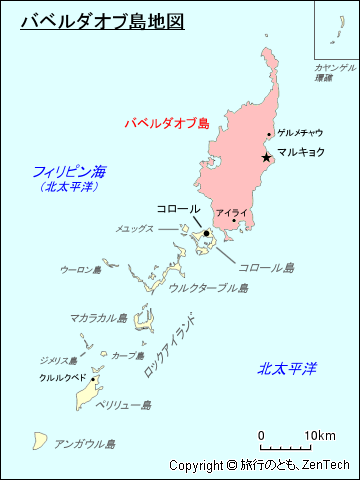 バベルダオブ島地図