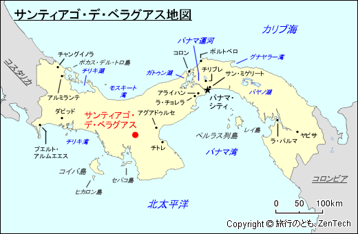 サンティアゴ・デ・ベラグアス地図