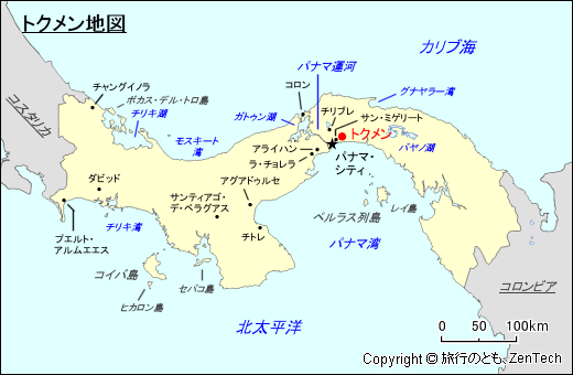 トクメン地図