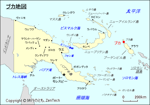 ブカ地図