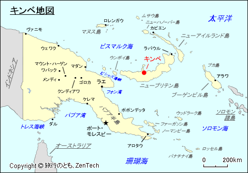 キンベ地図
