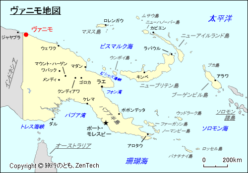 ヴァニモ地図