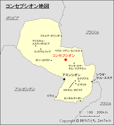 コンセプシオン地図