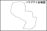 パラグアイ白地図