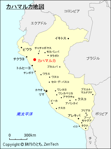カハマルカ地図