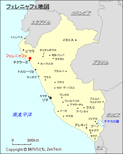 フェレニャフェ地図