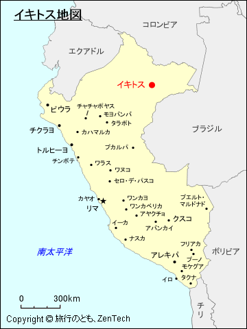 イキトス地図