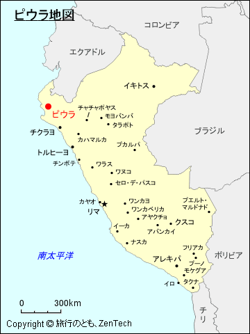 ピウラ地図
