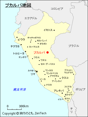 プカルパ地図
