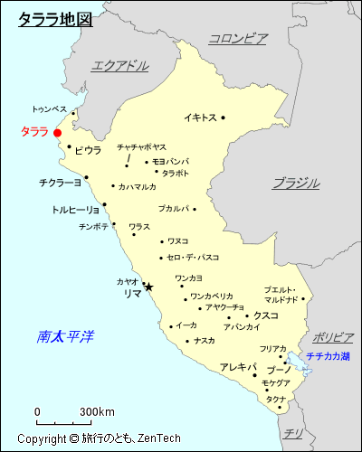 タララ地図