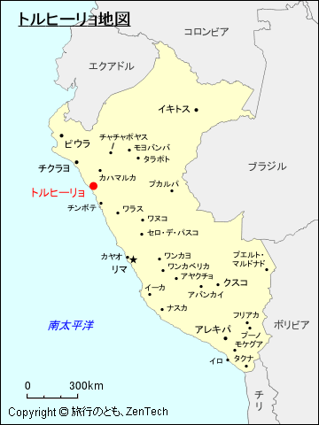トルヒーヨ地図