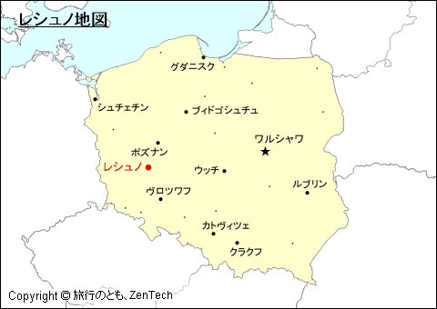 ポーランドにおけるレシュノ地図