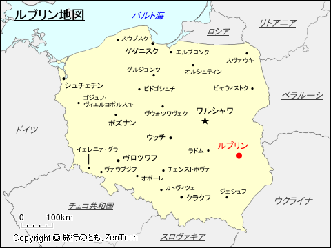 ルブリン地図