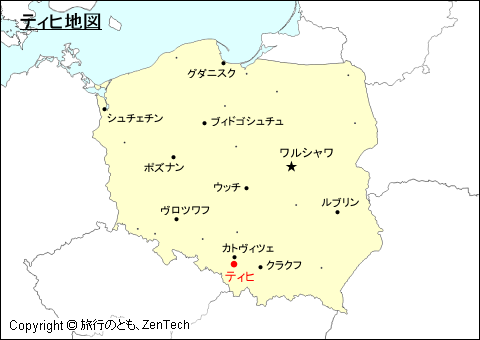ポーランドにおけるティヒ地図