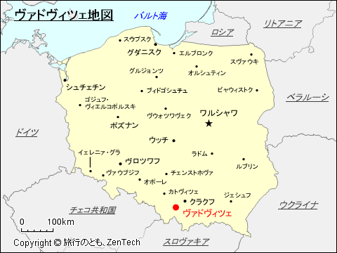 ヴァドヴィツェ地図