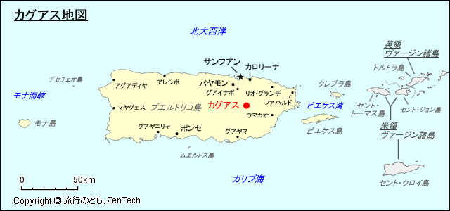 カグアス地図