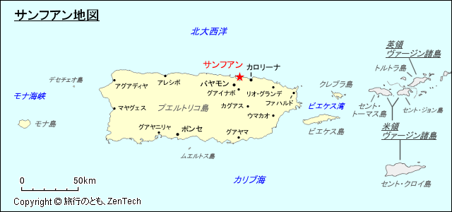 サンフアン地図