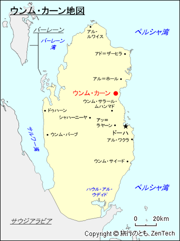 ウンム・カーン地図