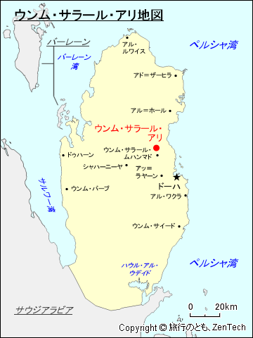 ウンム・サラール・アリ地図